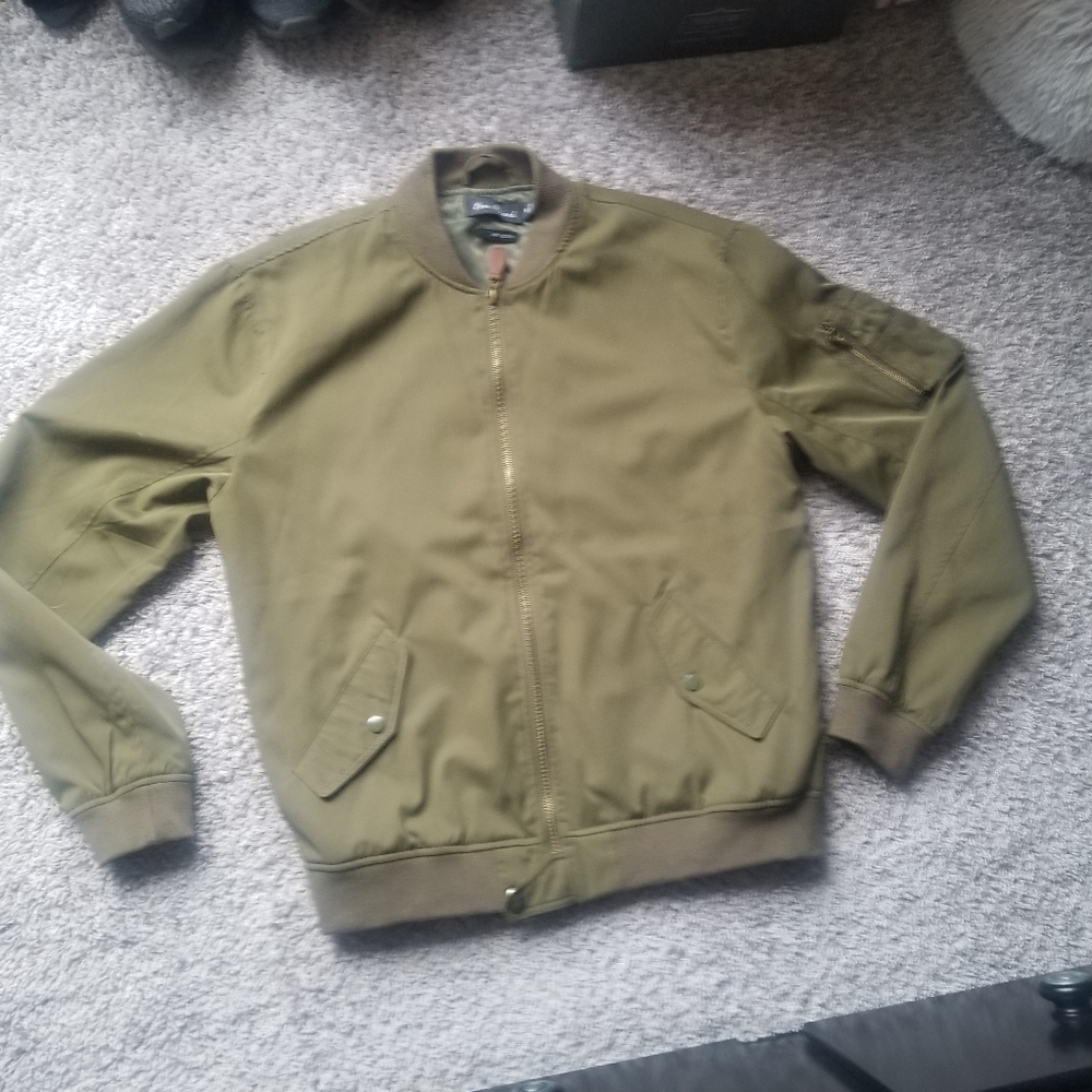 Ever Forward Bomber Jacket Mens Size M